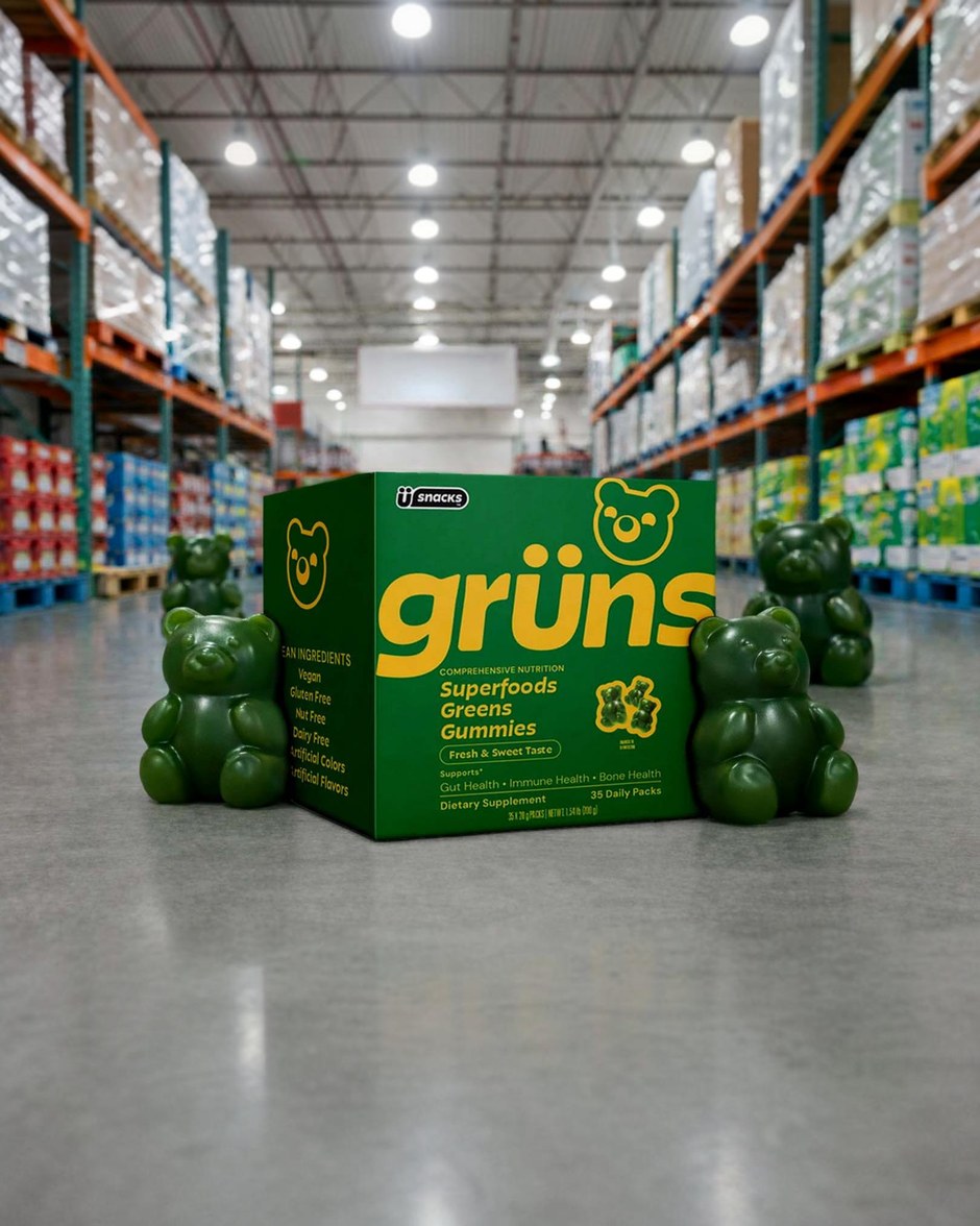 Grüns product display campaign
